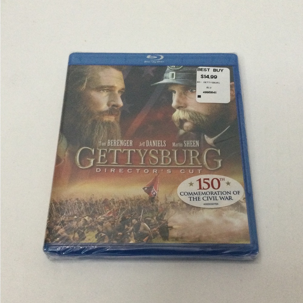 Gettysburg Brand New Sealed Blu-Ray DVD